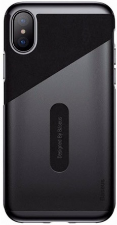 Накладка Baseus Card Pocket Series For iPhone X/Xs (WIAPIPH8-KA01) Black - фото - интернет-магазин электроники и бытовой техники TTT