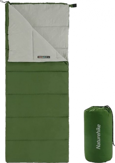 Спальный мешок Naturehike F150 NH22MSD05 Left (6927595797754-L) Green - фото - интернет-магазин электроники и бытовой техники TTT