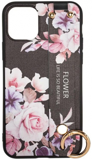 Чехол-накладка Fashion Flower Rope Case для Apple iPhone 11 Pro Black  - фото - интернет-магазин электроники и бытовой техники TTT