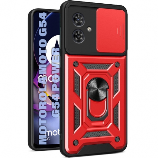 Панель BeCover Military для Motorola Moto G54 / G54 Power (711005) Red - фото - интернет-магазин электроники и бытовой техники TTT