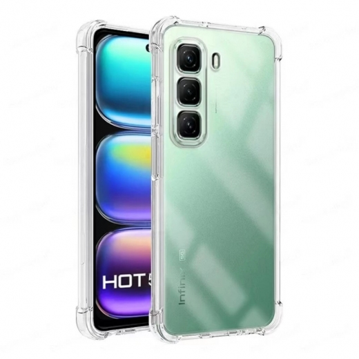 Панель BeCover Anti-Shock для Infinix Hot 50 Pro Plus 4G (X6880) (713498) Clear - фото - інтернет-магазин електроніки та побутової техніки TTT