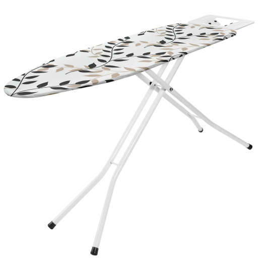 Доска гладильная Casa Si Superstandard Basic 120x38 (CS95150E166) White/Black Leaves  - фото - интернет-магазин электроники и бытовой техники TTT