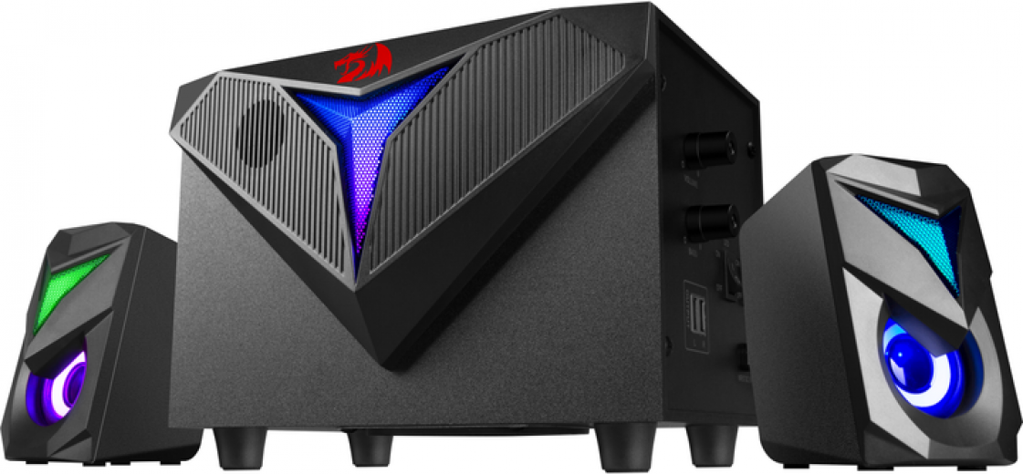 Акустична система Redragon Toccata RGB 2.1 (6950376781499) Black  - фото Акустична система Redragon Toccata RGB 2.1 (6950376781499) Black  - фото - інтернет-магазин електроніки та побутової техніки TTT
