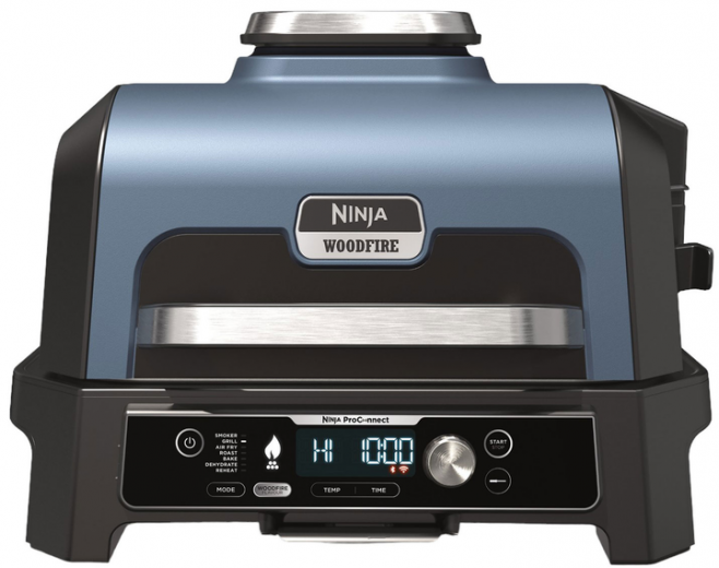 Гриль-барбекю электрический NINJA Foodi Woodfire Pro XL Connect OG901EU - фото Гриль-барбекю электрический NINJA Foodi Woodfire Pro XL Connect OG901EU - фото - интернет-магазин электроники и бытовой техники TTT
