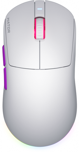 Миша HATOR Quasar 3 Ultra 8K Wireless (HTM771) White  - фото - інтернет-магазин електроніки та побутової техніки TTT