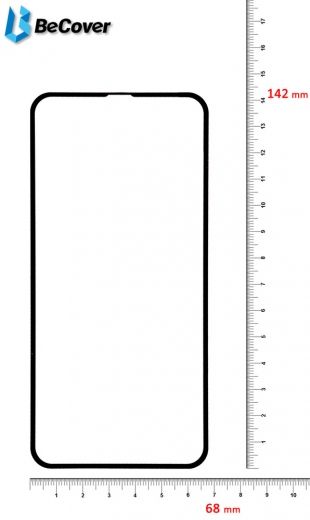 Захисне скло BeCover для Apple iPhone XR (702621) Black - фото - інтернет-магазин електроніки та побутової техніки TTT