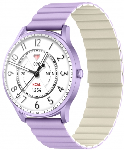 Смарт-годинник Kieslect Lora Lady Calling Watch Purple - фото Смарт-годинник Kieslect Lora Lady Calling Watch Purple - фото - інтернет-магазин електроніки та побутової техніки TTT