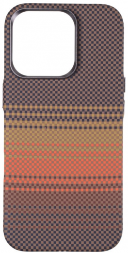 Панель Gelius Kevlar Case (MagSafe) для iPhone 16 Pro Sunset - фото - інтернет-магазин електроніки та побутової техніки TTT