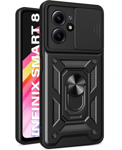 Панель BeCover Military для Infinix Smart 8 (X6525) (710671) Black - фото - интернет-магазин электроники и бытовой техники TTT