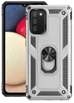 Панель BeCover Military для Samsung Galaxy A02s SM-A025 (706015) Silver  - фото - интернет-магазин электроники и бытовой техники TTT