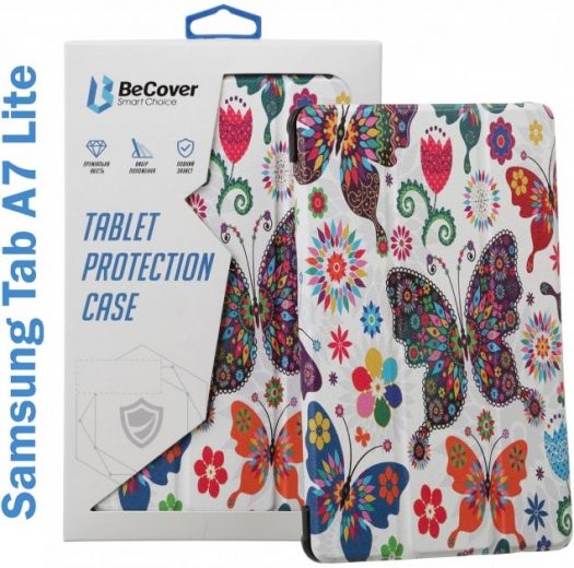 Чехол-книжка BeCover Smart Case для Samsung Galaxy Tab A7 Lite SM-T220 / SM-T225 (706466) Butterfly  - фото Чехол-книжка BeCover Smart Case для Samsung Galaxy Tab A7 Lite SM-T220 / SM-T225 (706466) Butterfly  - фото - интернет-магазин электроники и бытовой техники TTT