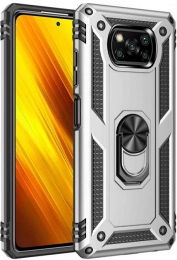 Панель BeCover Military для Xiaomi Poco X3 (705646) Silver  - фото - интернет-магазин электроники и бытовой техники TTT