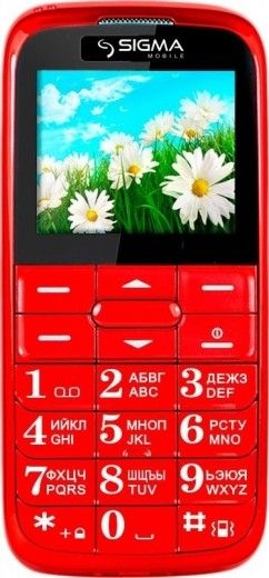 Мобильный телефон Sigma mobile Comfort 50 Slim Red - фото - интернет-магазин электроники и бытовой техники TTT