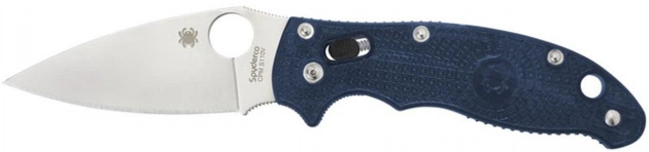 Нож складной Spyderco Manix 2, CPM S110V (C101PDBL2) Dark Blue  - фото - интернет-магазин электроники и бытовой техники TTT