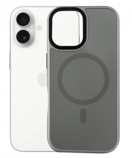 Панель BeCover FIBRA ArcLine Case with MagSafe для Apple iPhone 17 (715374) Gray - фото - інтернет-магазин електроніки та побутової техніки TTT