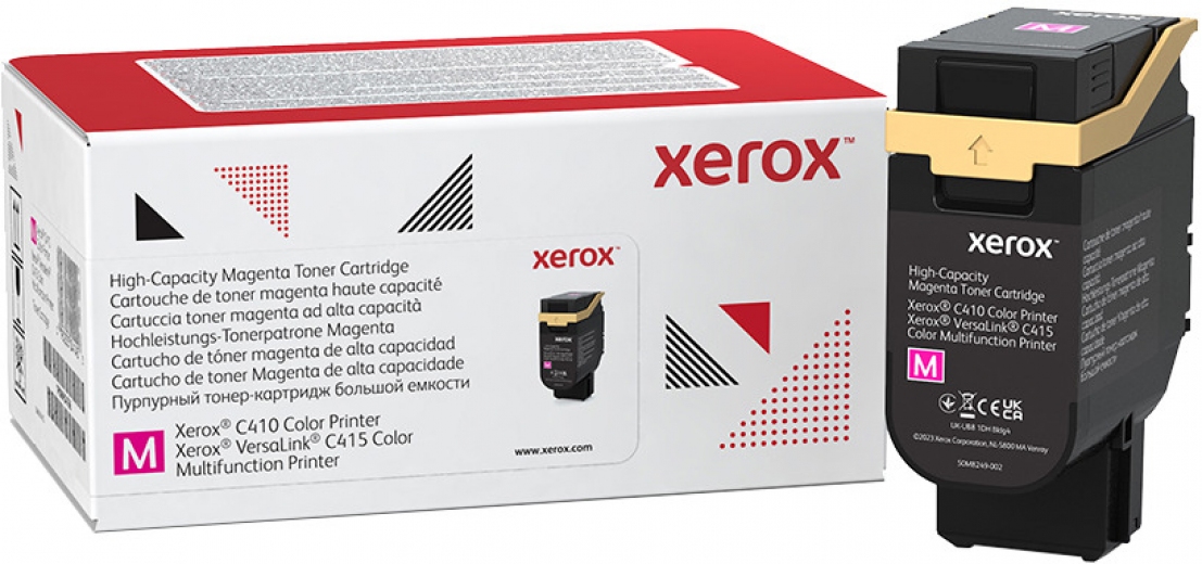 Тонер картридж Xerox VLC410/C415 (7000 стор) (006R04766) Magenta  - фото Тонер картридж Xerox VLC410/C415 (7000 стор) (006R04766) Magenta  - фото - интернет-магазин электроники и бытовой техники TTT