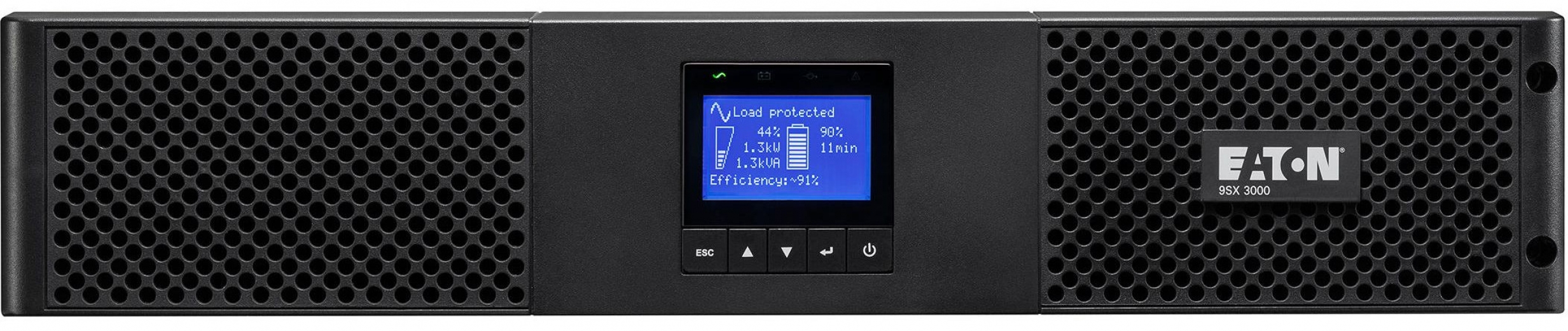 ИБП Eaton 9SX, 2000VA/1800W, RM 2U, LCD, USB, RS232, 8xC13 (9SX2000IR) - фото ИБП Eaton 9SX, 2000VA/1800W, RM 2U, LCD, USB, RS232, 8xC13 (9SX2000IR) - фото - интернет-магазин электроники и бытовой техники TTT