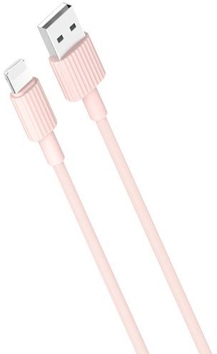 Кабель USB XO NB156 lightning 1m 2A Pink - фото - интернет-магазин электроники и бытовой техники TTT