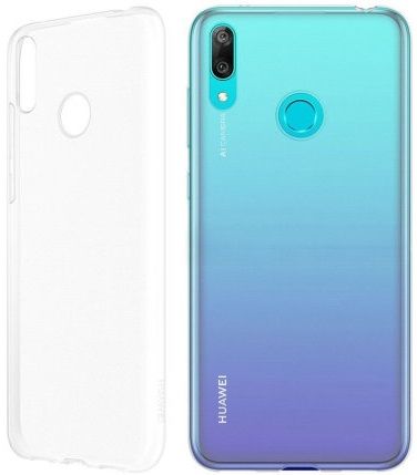 Ультратонка накладка силіконова Huawei Y6 2019 Clear - фото - інтернет-магазин електроніки та побутової техніки TTT