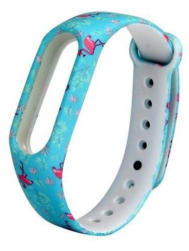 Ремінець для Xiaomi Mi Band 3 Flamingo - фото - інтернет-магазин електроніки та побутової техніки TTT