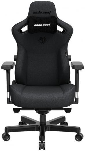 Крісло геймерське Anda Seat Kaiser 3 Size L (AD12YDC-L-01-GB-CF) Dark Gray Linen Fabric - фото - інтернет-магазин електроніки та побутової техніки TTT