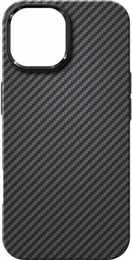 Накладка ArmorStandart LikeCarbon2 MagCase для Apple iPhone 15 (ARM83807) Black - фото - интернет-магазин электроники и бытовой техники TTT
