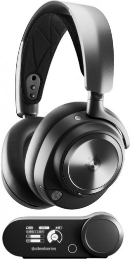 Наушники SteelSeries Arctis Nova Pro Wireless P PS/PC/SW/MAC/MOB (SS61522) Black  - фото - интернет-магазин электроники и бытовой техники TTT