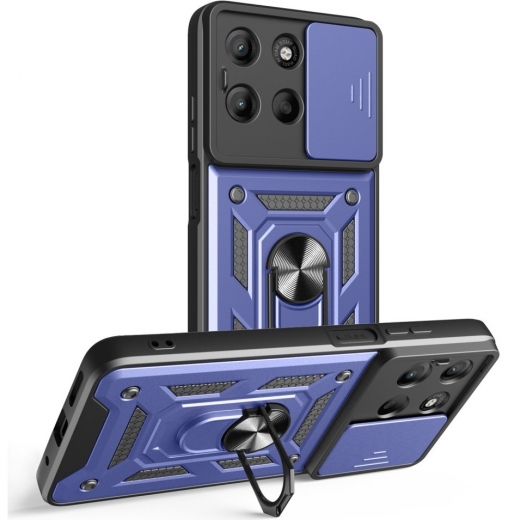 Панель BeCover Military для Motorola Moto G15 / G15 Power (713531) Blue - фото - інтернет-магазин електроніки та побутової техніки TTT