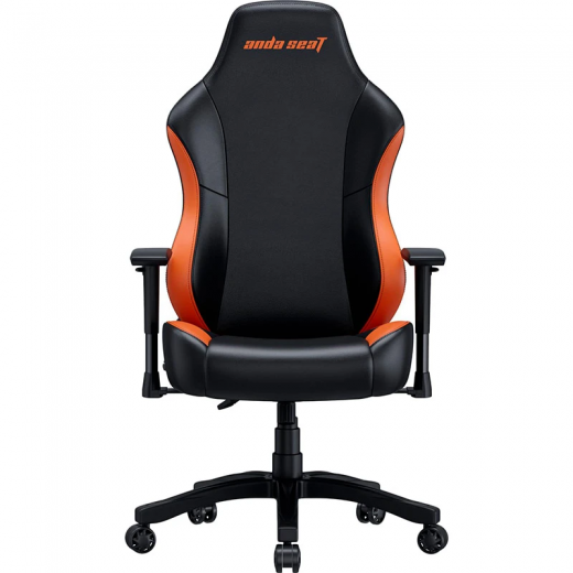 Кресло геймерское Anda Seat Luna Size L PVC (AD18-48-BO-PV) Black/Orange  - фото - интернет-магазин электроники и бытовой техники TTT