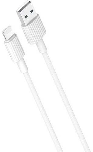 Кабель USB XO NB156 lightning 1m 2A White - фото - інтернет-магазин електроніки та побутової техніки TTT