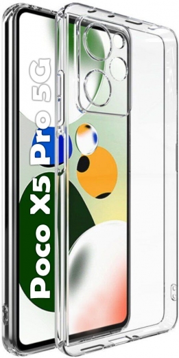 Панель BeCover для Poco X5 Pro 5G (708823) Transparancy - фото - інтернет-магазин електроніки та побутової техніки TTT