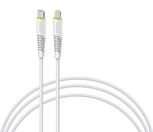 Кабель Intaleo CBFLEXTL1 Type-C to Lightning 1.2 м 18 Вт (1283126504099) White - фото Кабель Intaleo CBFLEXTL1 Type-C to Lightning 1.2 м 18 Вт (1283126504099) White - фото - интернет-магазин электроники и бытовой техники TTT