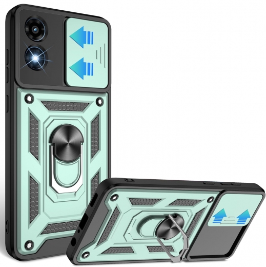 Панель BeCover Military для Motorola Moto G04/G04s (713064) Dark Green - фото - інтернет-магазин електроніки та побутової техніки TTT