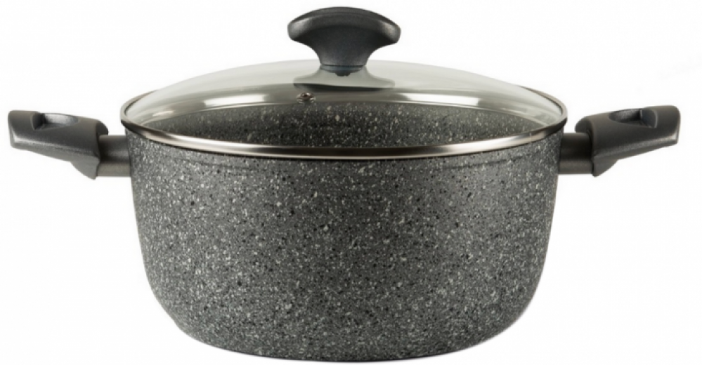 Кастрюля с крышкой TVS Mineralia Induction 24 см 4.5 л (BS480242910001C) - фото - интернет-магазин электроники и бытовой техники TTT