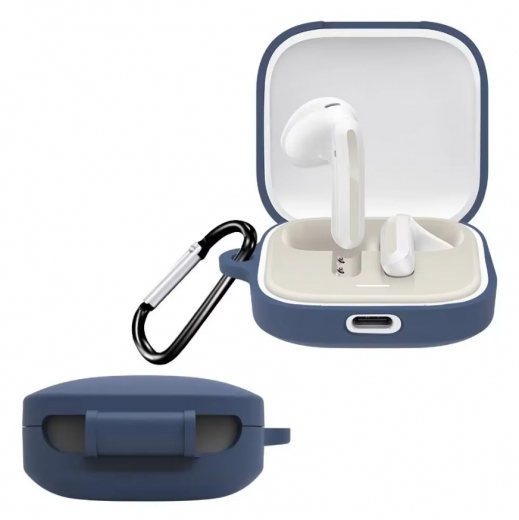 Чехол BeCover Silicon для Redmi Buds 6 Active (712013) Deep Blue - фото - интернет-магазин электроники и бытовой техники TTT