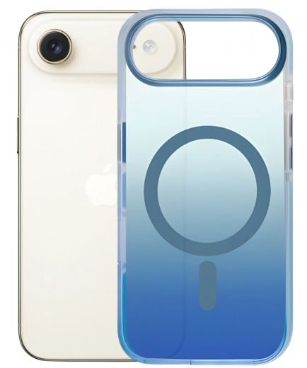 Панель BeCover FIBRA Shock-Proof case with MagSafe для Apple iPhone 17 Air (715451) Blue - фото - інтернет-магазин електроніки та побутової техніки TTT