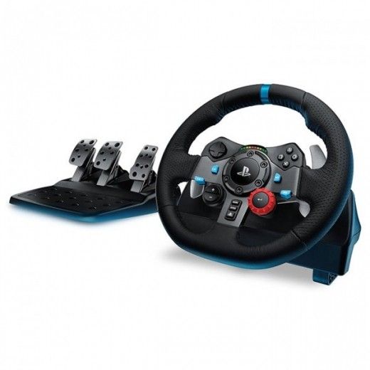 Проводной руль Logitech G29 Driving Force PC/PS3/PS4 Black (941-000112) - фото Проводной руль Logitech G29 Driving Force PC/PS3/PS4 Black (941-000112) - фото - интернет-магазин электроники и бытовой техники TTT