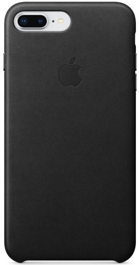 Накладка Leather Case iPhone 7/8 Plus Black - фото - интернет-магазин электроники и бытовой техники TTT