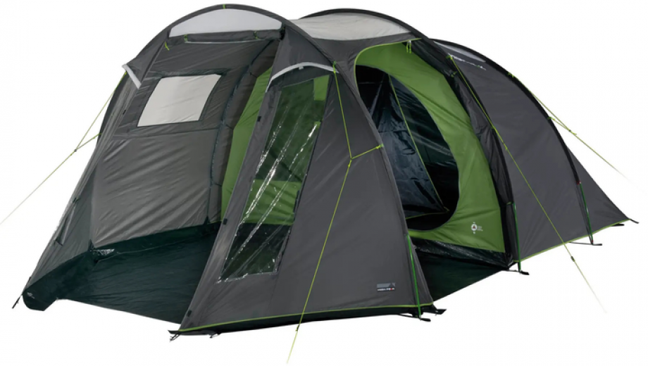 Палатка High Peak Ancona 4.0 (10244) Light Grey/Dark Grey/Green  - фото - интернет-магазин электроники и бытовой техники TTT