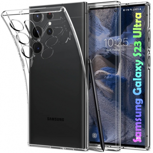 Силиконовый чехол BeCover для Samsung Galaxy S23 Ultra SM-S918 (708920) Transparancy - фото - интернет-магазин электроники и бытовой техники TTT