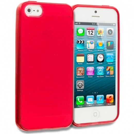 Накладка Apple TPU Original Iphone 5 Red - фото - інтернет-магазин електроніки та побутової техніки TTT