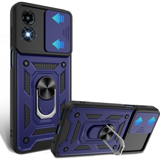 Панель BeCover Military для Motorola Moto G04/G04s (713063) Blue - фото - интернет-магазин электроники и бытовой техники TTT