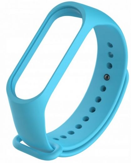 Ремешок для Xiaomi Mi Band 3/4 Light blue - фото - интернет-магазин электроники и бытовой техники TTT