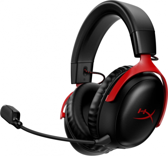 Навушники HyperX Cloud III Wireless (77Z46AA) Black-Red  - фото Навушники HyperX Cloud III Wireless (77Z46AA) Black-Red  - фото - інтернет-магазин електроніки та побутової техніки TTT