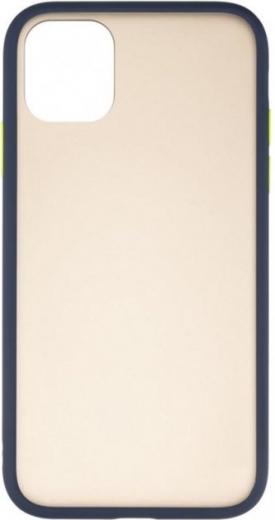 Панель Gelius Bumper Mat Case для Apple iPhone 12 Mini Blue - фото - интернет-магазин электроники и бытовой техники TTT