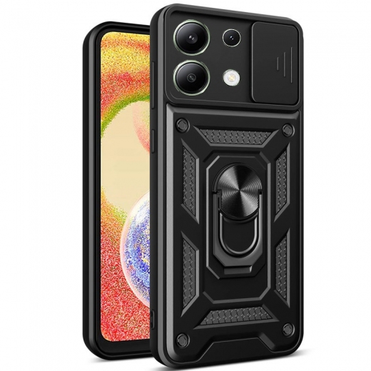 Панель BeCover Military для Xiaomi Redmi Note 13 4G (710689) Black - фото - інтернет-магазин електроніки та побутової техніки TTT