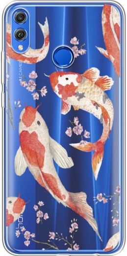 Накладка U-Print Honor 8X Japanese Koi Fish - фото - інтернет-магазин електроніки та побутової техніки TTT