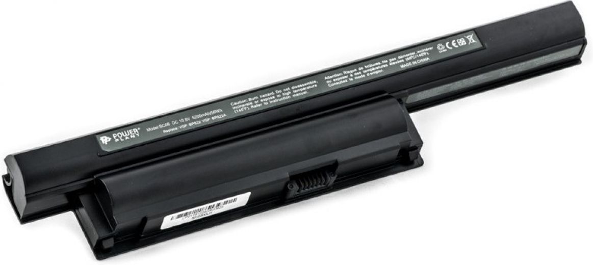 Акумулятор PowerPlant VGP-BPS22 для Sony VAIO VPC-EA1 Black (10.8V/5200mAh/6 Cells) (NB00000036) - фото - інтернет-магазин електроніки та побутової техніки TTT