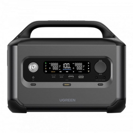 Зарядна станція Ugreen Power Roam 600 GS600 AC 600 W 680 Wh UPS Wifi/Bluetooth/APP LiFePo4 2х1 (573336) - фото Зарядна станція Ugreen Power Roam 600 GS600 AC 600 W 680 Wh UPS Wifi/Bluetooth/APP LiFePo4 2х1 (573336) - фото - інтернет-магазин електроніки та побутової техніки TTT