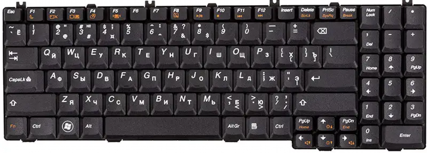 Клавіатура для ноутбука IBM/LENOVO IdeaPad G550, G555   - фото - інтернет-магазин електроніки та побутової техніки TTT